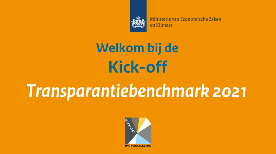 Verslag en terugkijken Online Kickoff Transparantiebenchmark 18 mei 2021 Duurzaamheidsverslag.nl